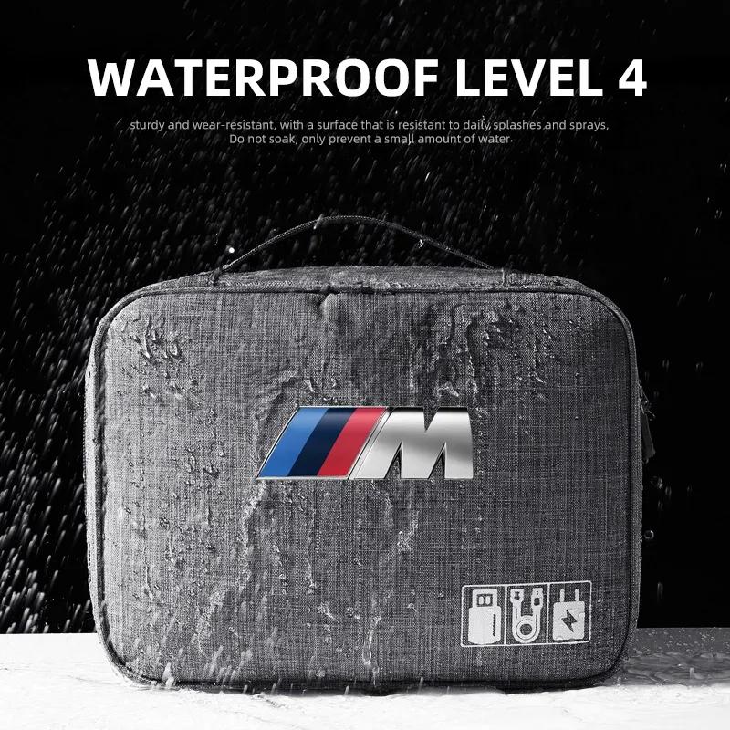 Digitale Aufbewahrungstasche Reise-Kabel-Organizer Für BMW M E46 E90 E60 F10 F30 E39 E36 F20 E87 G30 E92 E91 Auto-Innenzubehör