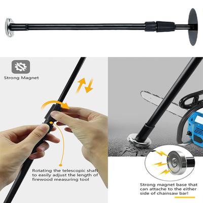 Firewood Measuring Tool Adjustable Firewood Measurement Kit Steel Firewood Cutting Tool for Carpentry