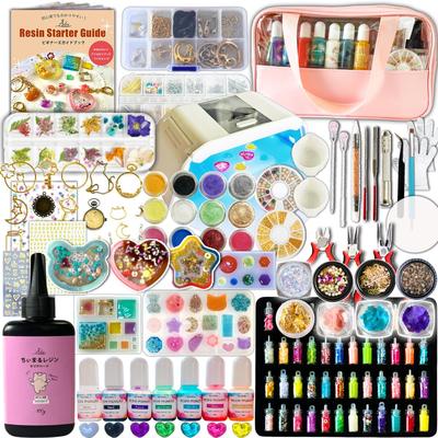 Ailes UV Resin Accessory Kit - UV Resin Set - Carefully Selected Items - Includes All the Necessary Tools - Can Also Be Used To Make Shake-type Resin