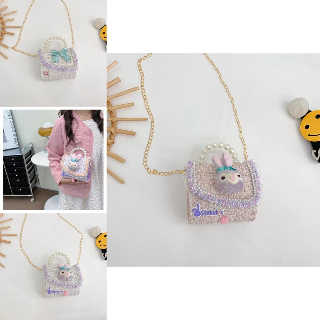 Childrens Pearl Crossbody Bag With And Breathable Cotton Linen For Girls Daily Use