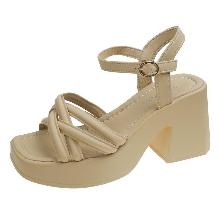 

Summer Casual Waterproof Women s Sandals Fashionable Increased Heel Platform Wedges Stylish Roman Loafers for Women 35