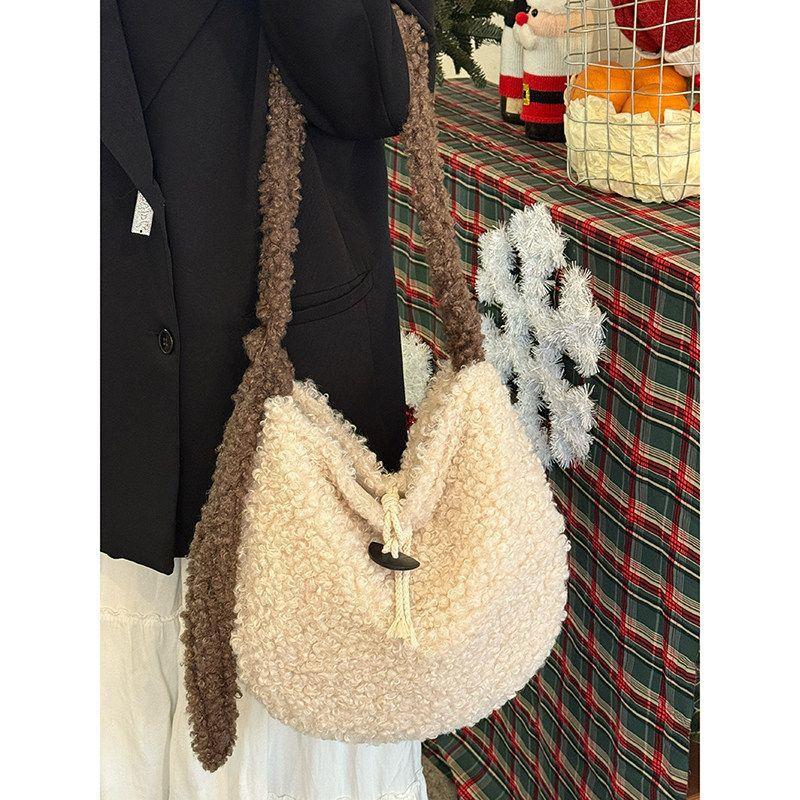 Bucket Bag for Women - New Style, Large Capacity, Laid-back Style, Crossbody Bag, Versatile Single-shoulder Tote Bag