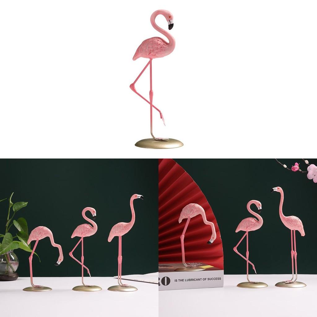 Resin Art Flamingo Sculpture For Home Office Desk Decoration Gift For Colleagues