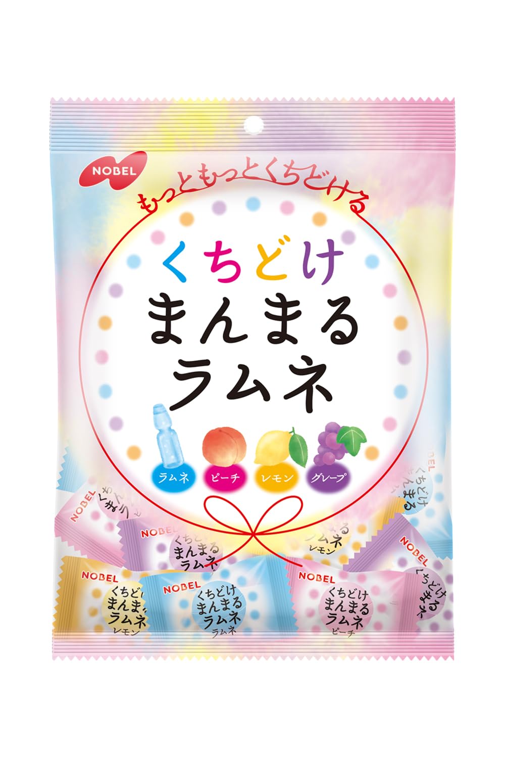 

Nobel Seika Kuchidoke Manmaru Ramune 80g x 6 bags