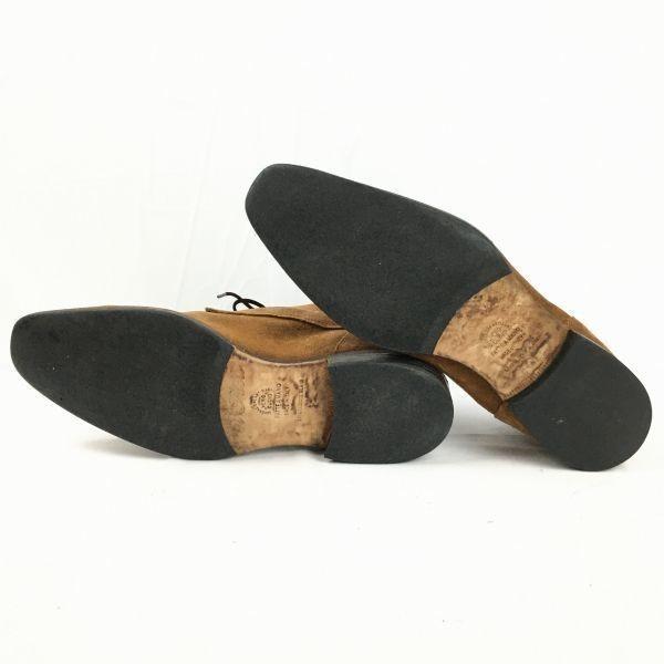 Di Paolo Italy Made Handmade Suede Chukka Boots Size 8/26.5 Brown Men’s(USED)