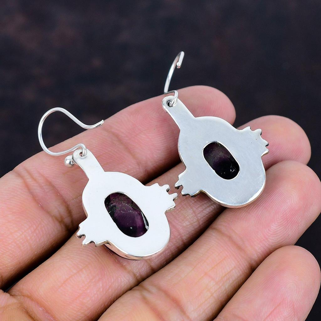 Star Amethyst Earrings 925 Sterling Silver Earring Handmade Antique Jewelry Top Quality Gemstone Earring Brand New Jewelry Engagement Gifts