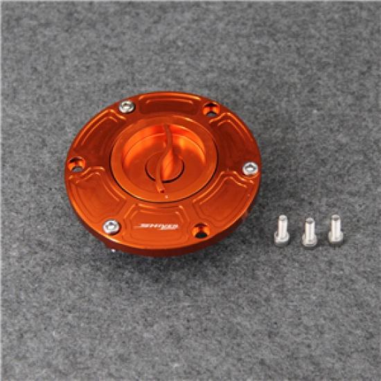 

Золотая крышка бензобака с ЧПУ для мотоцикла без ключа, крышка топливного бака для Aprilia Shiver 750 All оранжевый