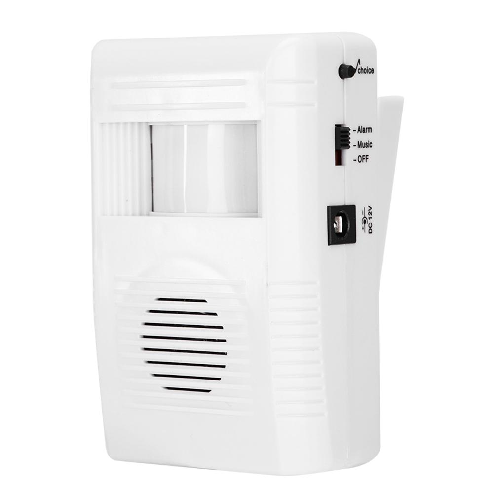 Human Body Induction Infrared Sensor Alarm Door Entry Welcome Greeting Doorbell Motion Detector