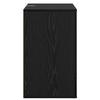 Nightstand Black Oak Effect 35 x 50 x 60 cm Engineered Wood