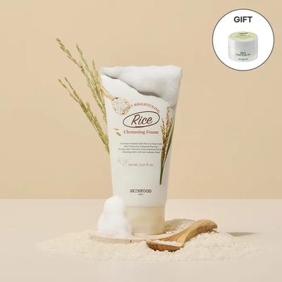 Mousse Nettoyante Éclaircissante Quotidienne au Riz