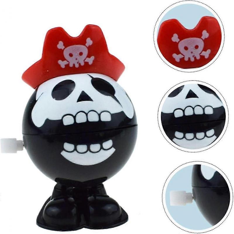 1 Set 6pcs Hopping Toys Halloween Toddlers Toys Baby Toys Wind- Up Toy Jumping Toy Halloween Toy Baby Halloween Toys Halloween Toys For Toddlers