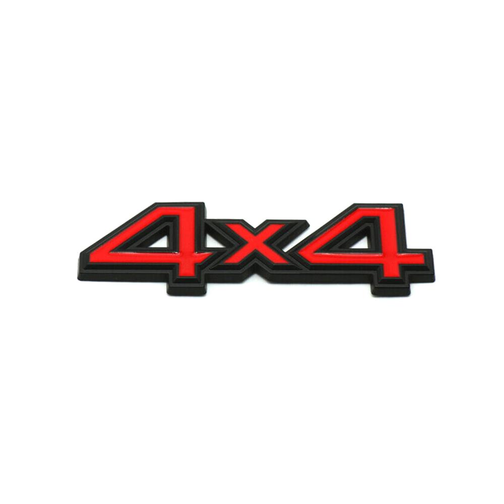 1Pc 3D Metal 4X4 Four-Wheel Drive Fashion Styling Car Sticker Emblem Badge Universal Car Accessories Decorative Stickers