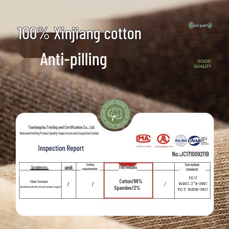 Autumn Maillard Women's Pure Cotton Over-the-Knee Retro Anti-Odor Scrunched Socks for Fall and Winter