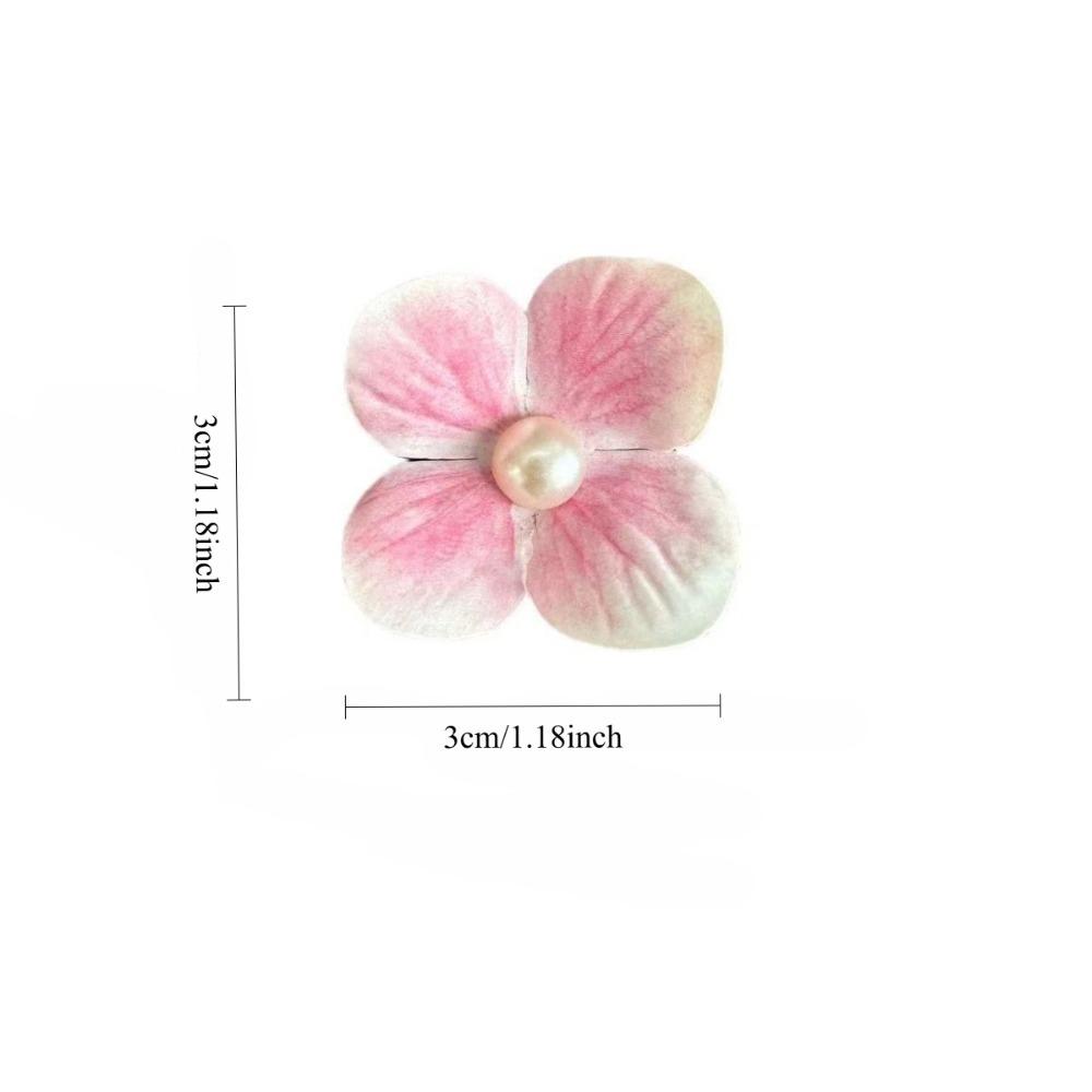 Artificial Pearl Flower Heads DIY Accessories for Hair Clip Gift Shoe Hat Decor Craft Supplies