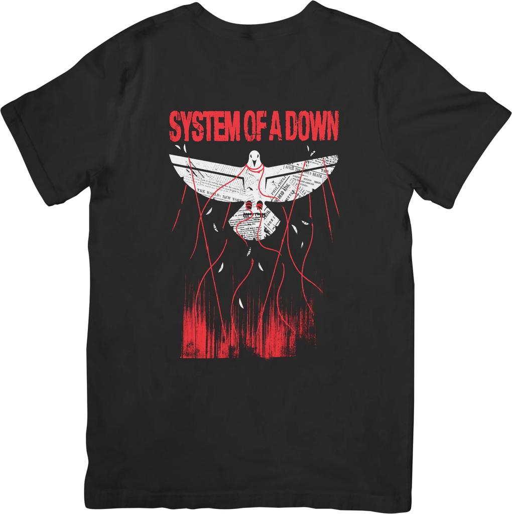 System of a down Music Unisex Fit for Men & Women Quality Cotton T-Shirt Black