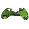 Silicone Case Slip Resistance Protective Grip Cover with 1 Pair Thumb Grips for   Controller(Camouflage Blue For   Silicone Sleeve Thumb Grips)