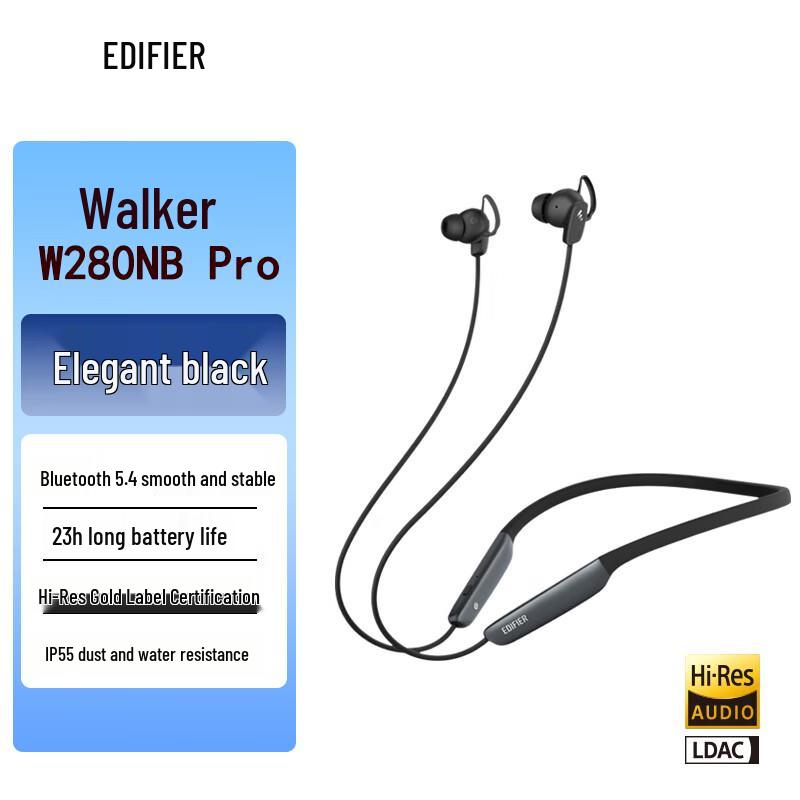 Edifier W280NB Pro Active Noise Cancelling Bluetooth Sports Neckband Earphones