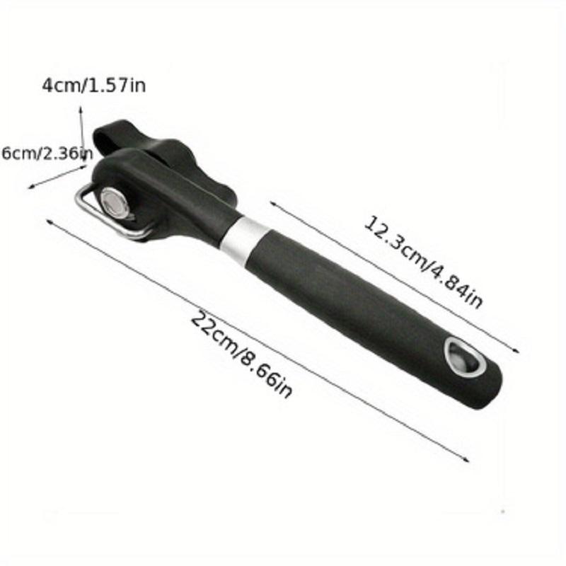 Plastic Hand-actuated Can Opener Safety Kitchen Tools Easy Grip Side Cut Manual Opener for Cans' Lid Kitchen Gadgets