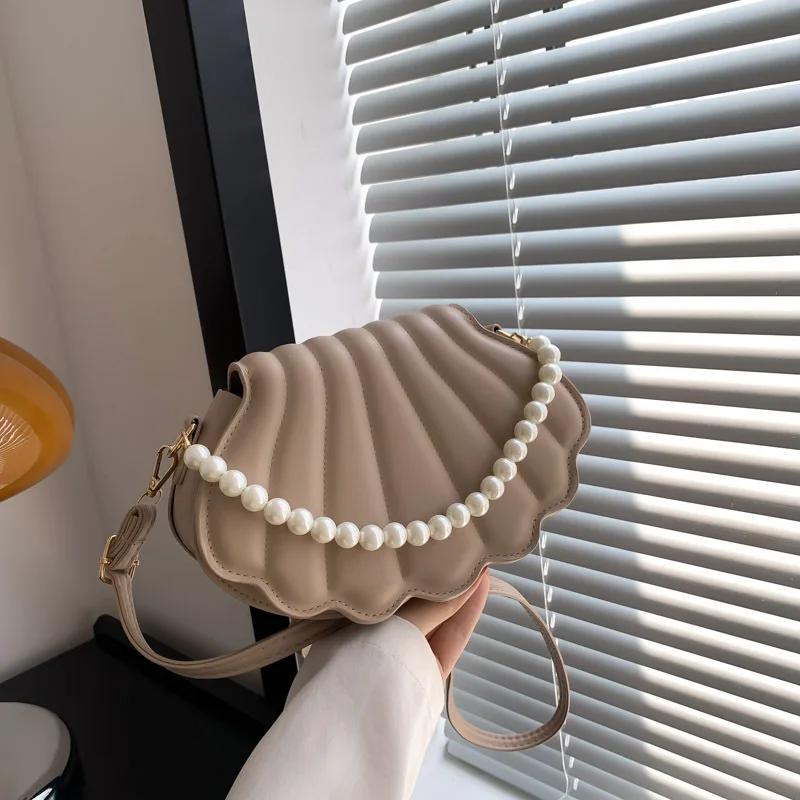 Popular Niche Design Small Crossbody Bag Women's Autumn New Trend Casual Crossbody Bag Simple Shell Luxury Brand Shoulder Bag