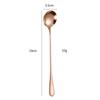 Creative Stainless Steel Long Handle Spoon Set for Ice Cream, Coffee, and More