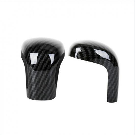 For Toyota Corolla - ABS Carbon fiber look Gear Shift Knob Cover Trim