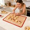 Baking Mat Non-stick Silicone Baking Mat with 30 Rings 0.75mm Thick Heat Resistant Oven