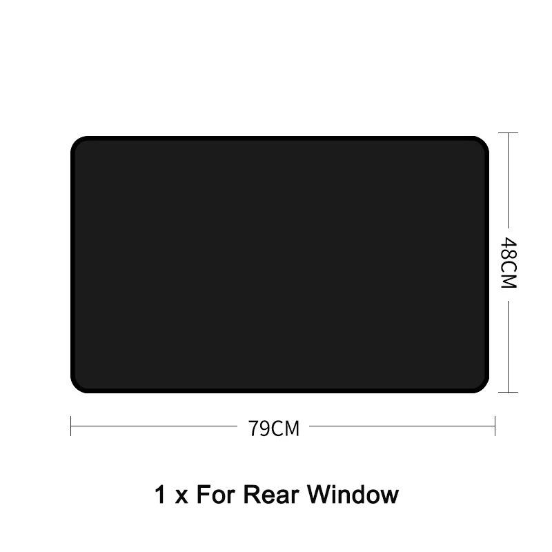 Car Sunshade Curtains Summer Protection Universal Side Window Shades Foldable Magnetic Car Sun Shade Front Rear Auto Accessories