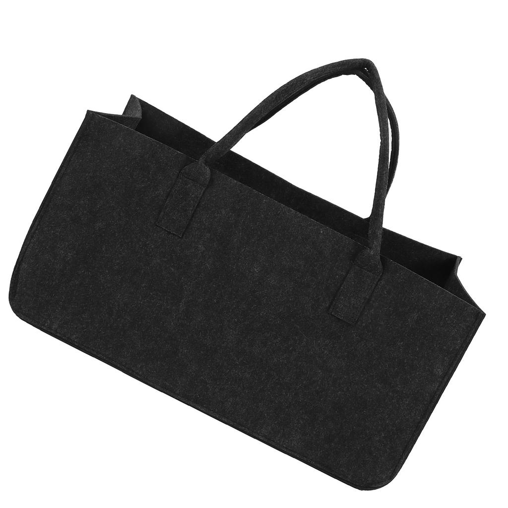 Felt Storage Baskets Foldable Hand Made Rectangular Storage Bag for Car Travel Shopping Clothing Organization