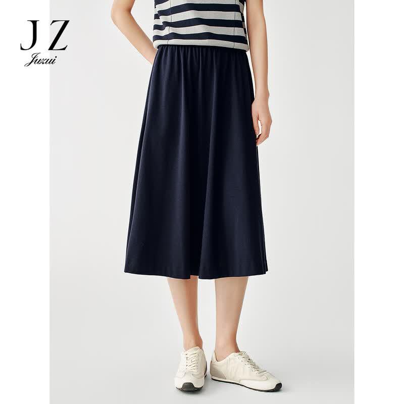 

Jiu ZI Women s Simple Commuter Modal Midi Skirt XL