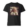 Gruseliges Puppengesicht Meme T-Shirt Lustig Unisex Kinder Jungen Mädchen Grafik T-Shirt Geschenk Oberteil