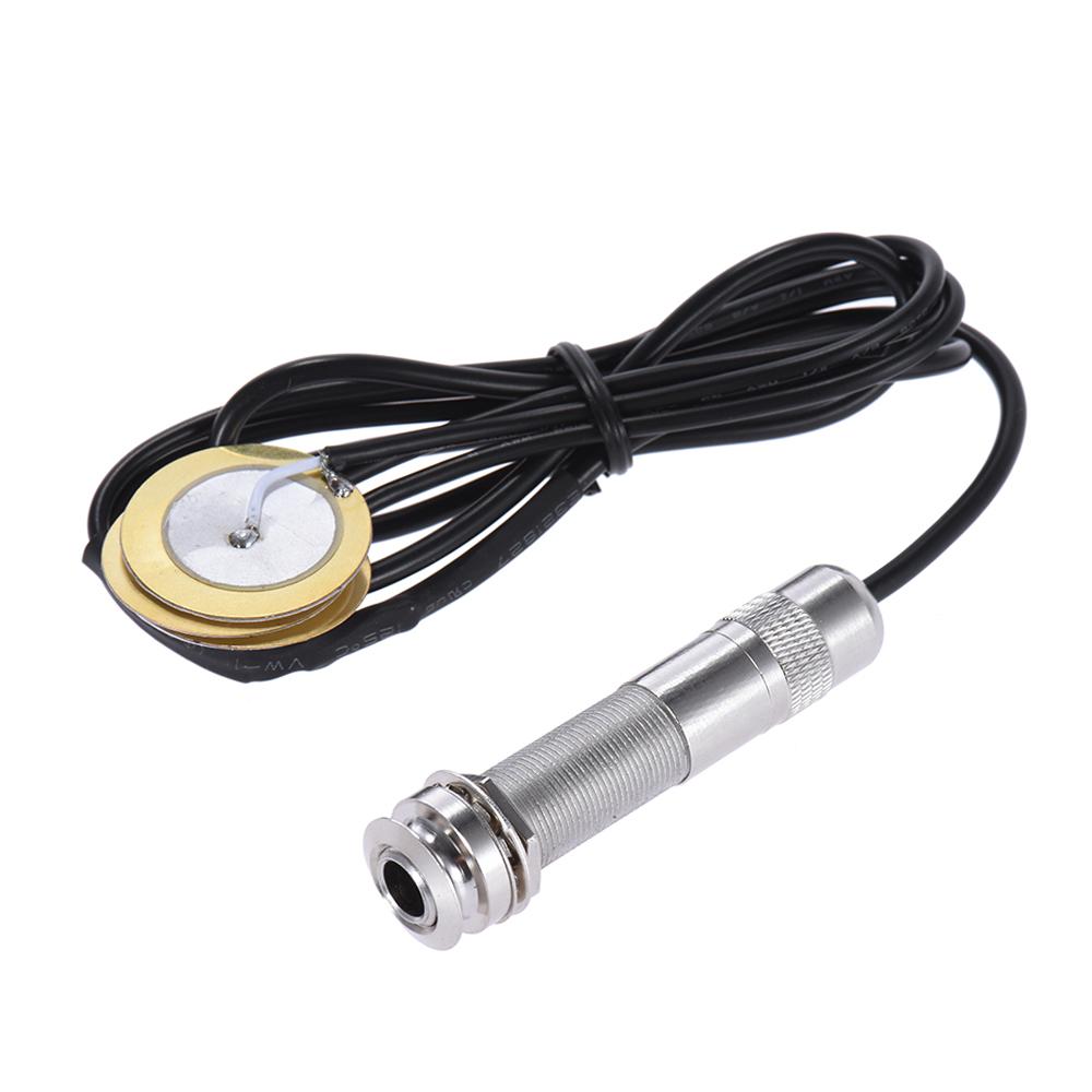 Acoustic String Instrument Piezo Pickup Pick up System 3 Transducers 6.35mm Jack for Guitar Mandolin Ukulele
