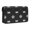 Michael Kors MK Jet Set Travel Logo Print Leather Envelope Shoulder Bag Small Women Bags Black 35F3GTVC5LBLACK