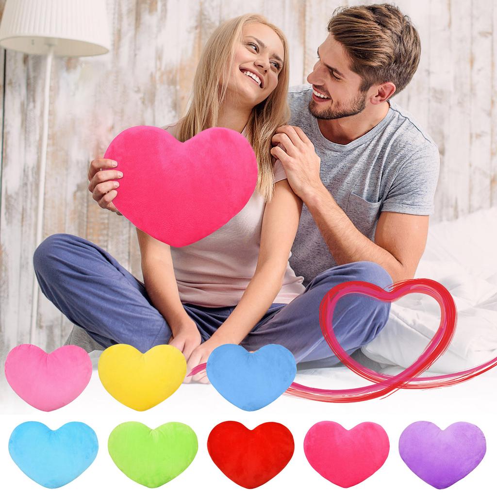 23.6 Inch Heart Pillow,Heart Shaped Pillow,Soft Faux Love Pillow,Heart Pillows,Heart Plush Throw Pillows Cushion For Girls Women Valentine's Day