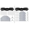 Vacuum Replacement Parts For Haier For M3 Robot Cleaner - Includes Main Brush, Side Brushes, Filter & Mop Cloths (1 Set)