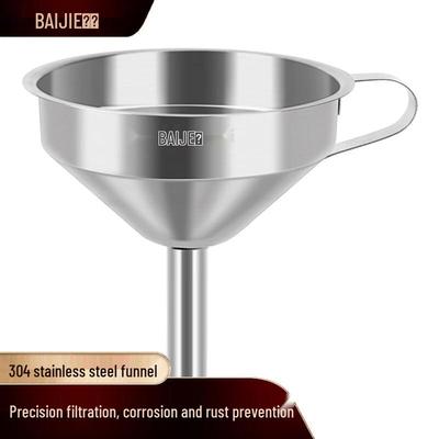 Baijie 10cm 304 Edelstahl Küchentrichter mit Sieb