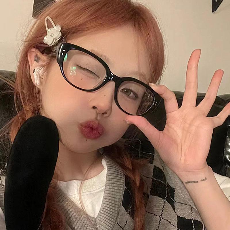 Cat Eye Anti-Blue Lamp Myopia Glasses Women Men Protective Computer Eyewear Prescription Near Sight Glasses Diopter 0 To -4.0