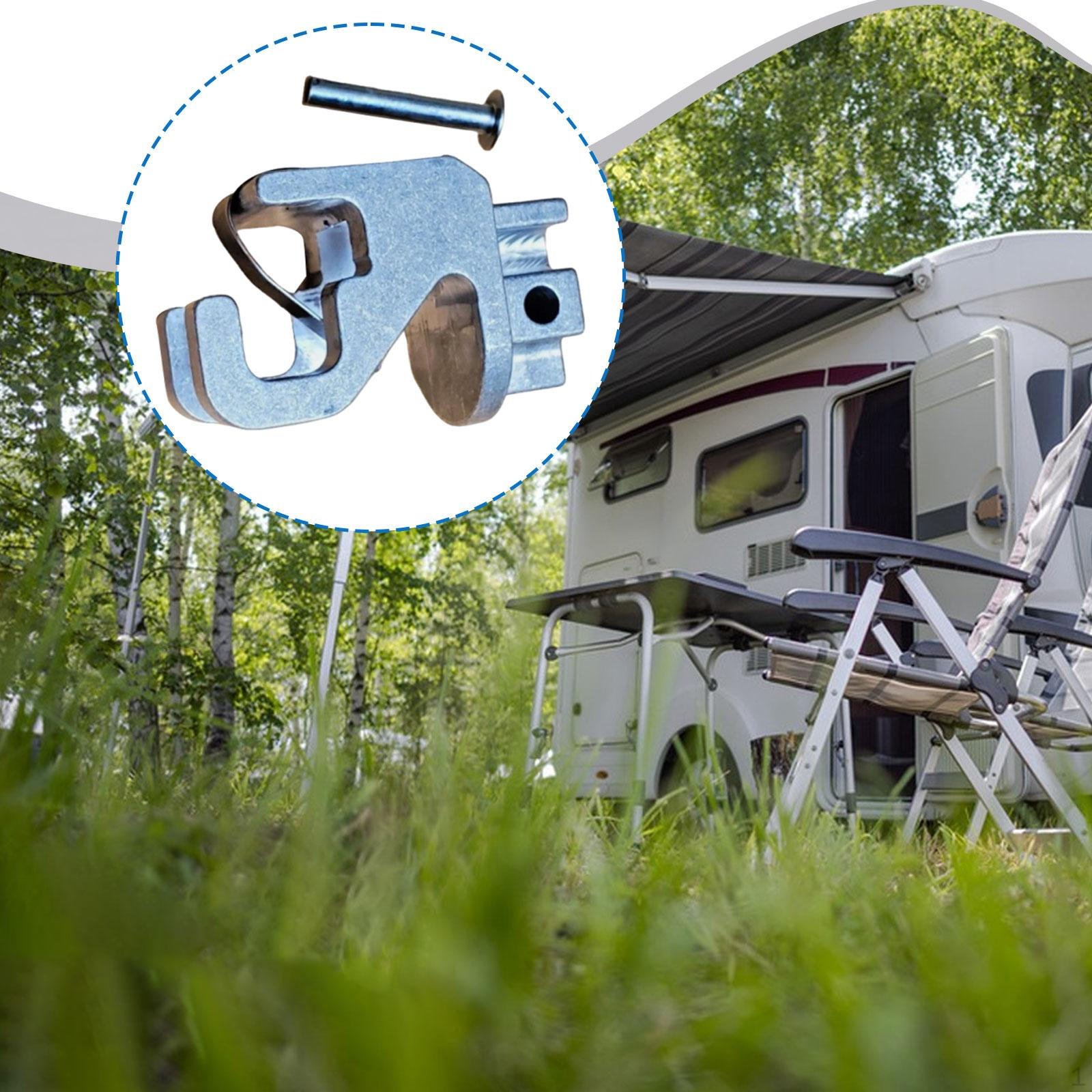 

Awning Lower Rafter Claw with Rivets Heavy Duty Satin Finished Aluminum 5.5x2.9cm Rust Resistant