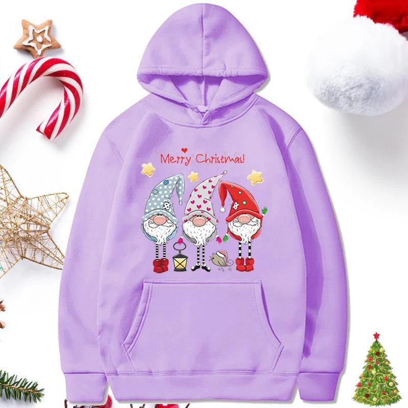 Maglione con cappuccio per coppia di cartoni animati e anime Taglia europea Maglione di Natale