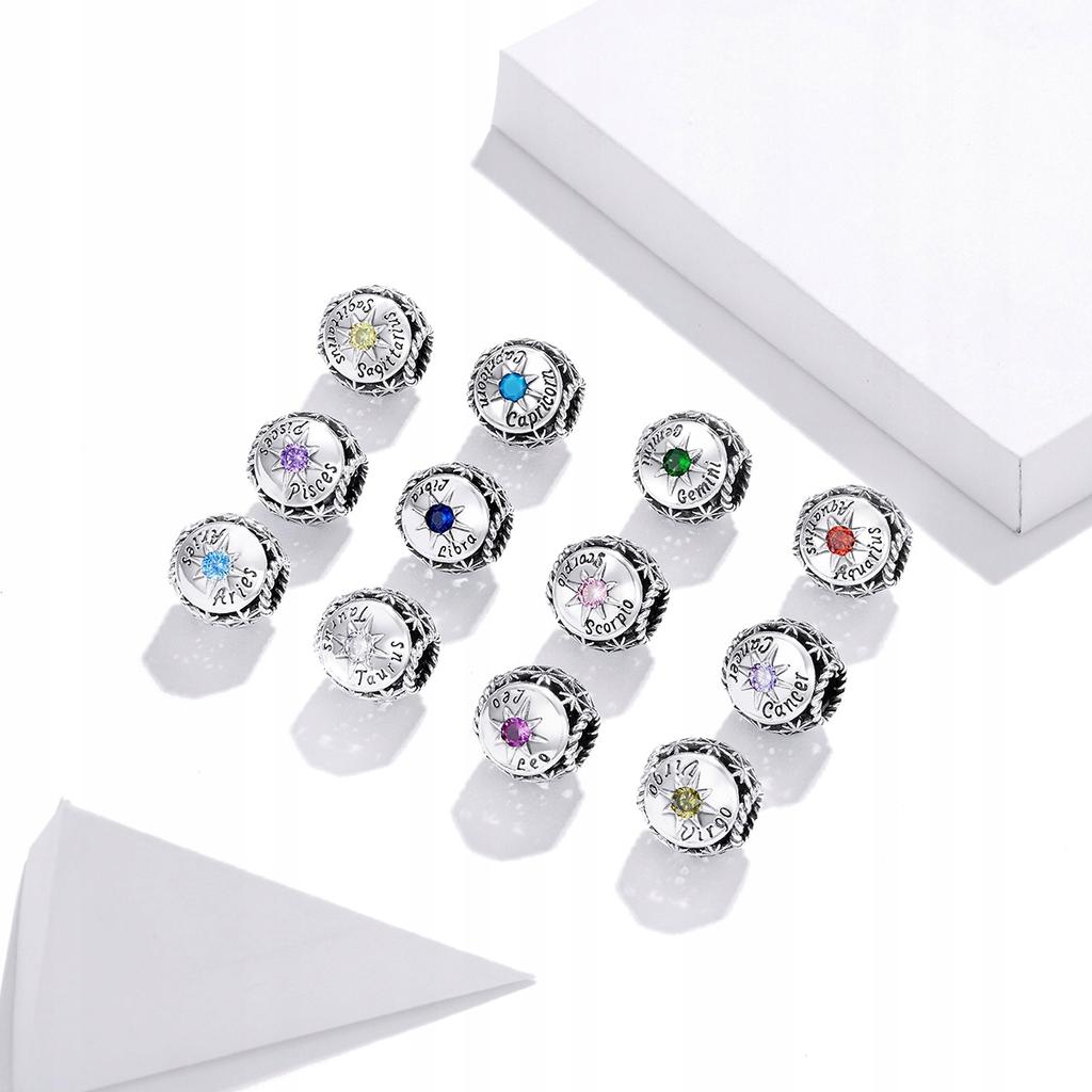 Charms Do Pandora Znak Zodiaku Baran Kamień Urodzinowy