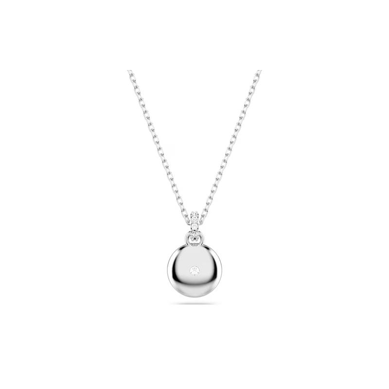 Swarovski Sublima Pendant Necklace with Meteorite Pattern Women's Silver 5683446