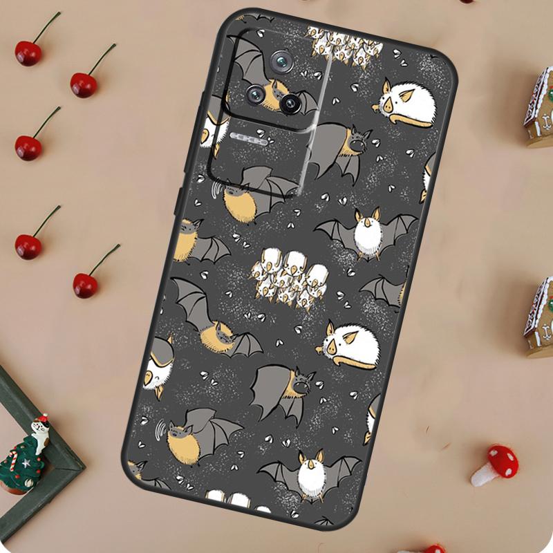 Halloween Bat Case For Xiaomi 17 Pro Max 13 14 15 Ultra 14T 15T Pro POCO F7 F5 F6 X3 X5 X6 X7 Pro Cover
