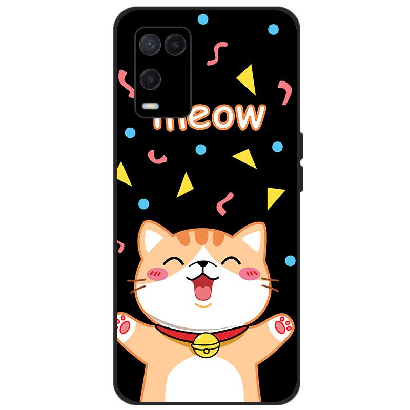For OPPO A54 Case Back Phone Cover For OPPO A54 5G 4G Case CPH2239 CPH2195 OPPOA54 A 54 Bumper Silicon Soft Coque black tpu case