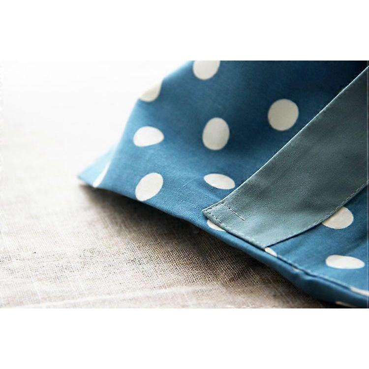 Kitchen household adjustable royal blue pea cooking barbecue apron