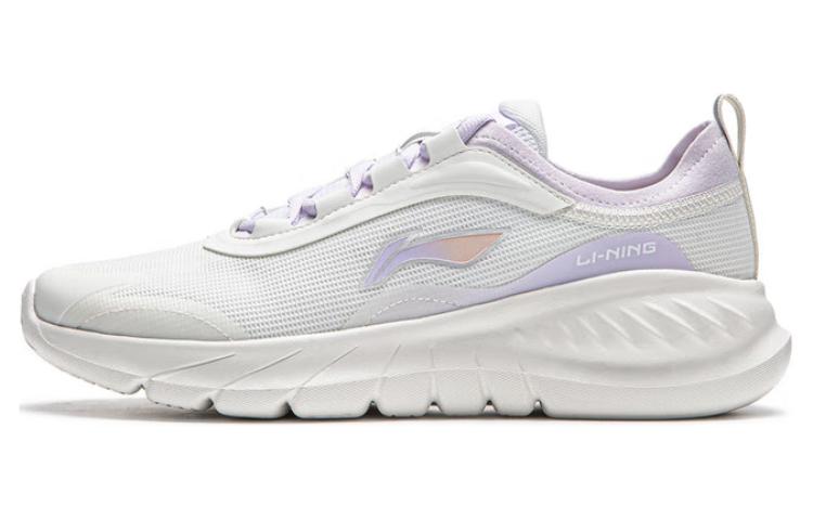 Li Ning Easy Fit Fle Низкие Повседневные Беговые Кроссовки Женские Бело-Фиолетовые ARSU030-4 35