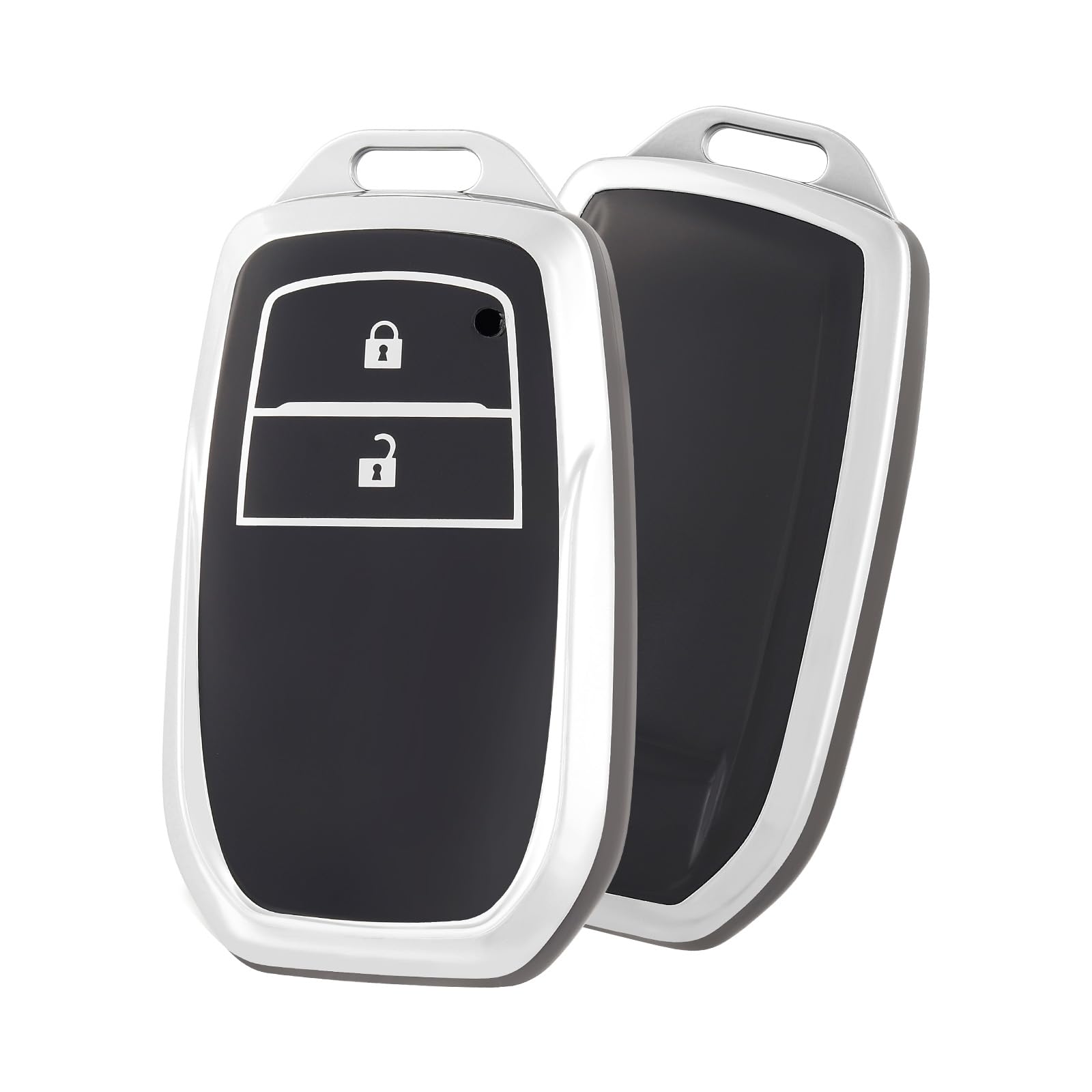 

В ПУТЬ Оболочка ключа, ТПУ чехол для ключа автомобиля, Футляр для ключа, Совместимый с Новым серебряный