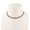 Solid Color Zirconia Crystal Tennis Bracelet & Necklace Set
