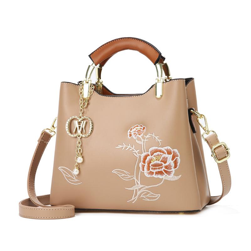 Mother's Day Gift 2025 New Embroidery New Chinese-style Large-capacity Portable Lady Mother Bag Atmospheric Messenger Girl