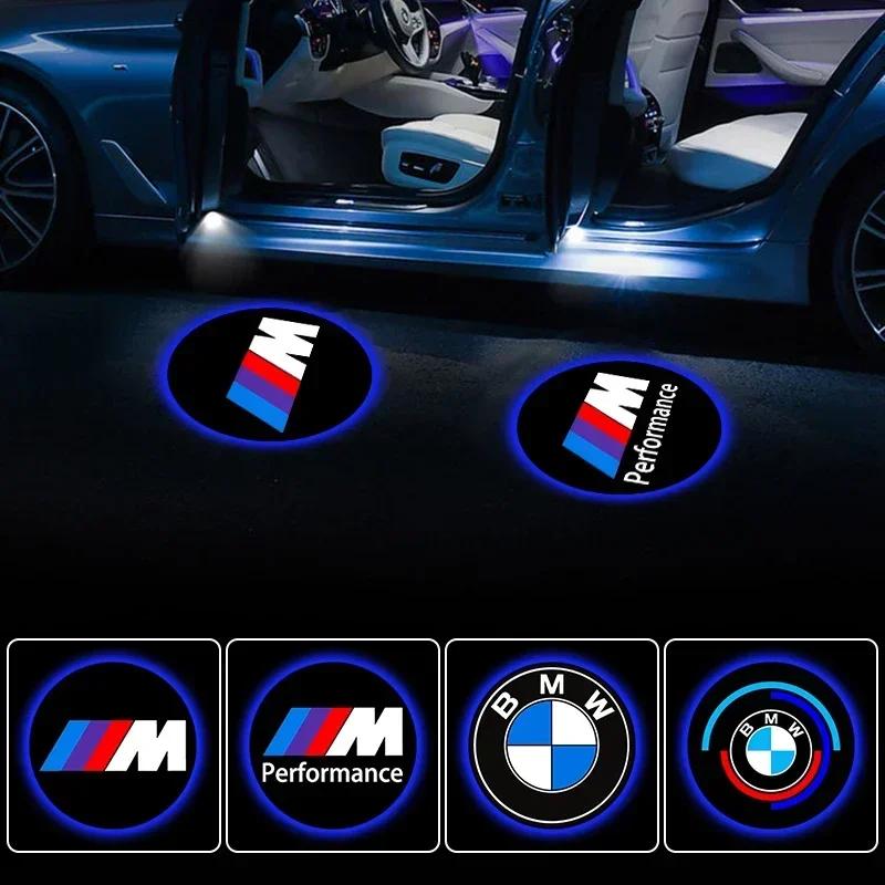 2Pcs Car Door Welcome Light Led HD Projector Lamp Courtesy Lights For BMW E90 E34 E36 E39 E53 E60 F10 F30 X1 X5 X3 X6 M3 M5 M6