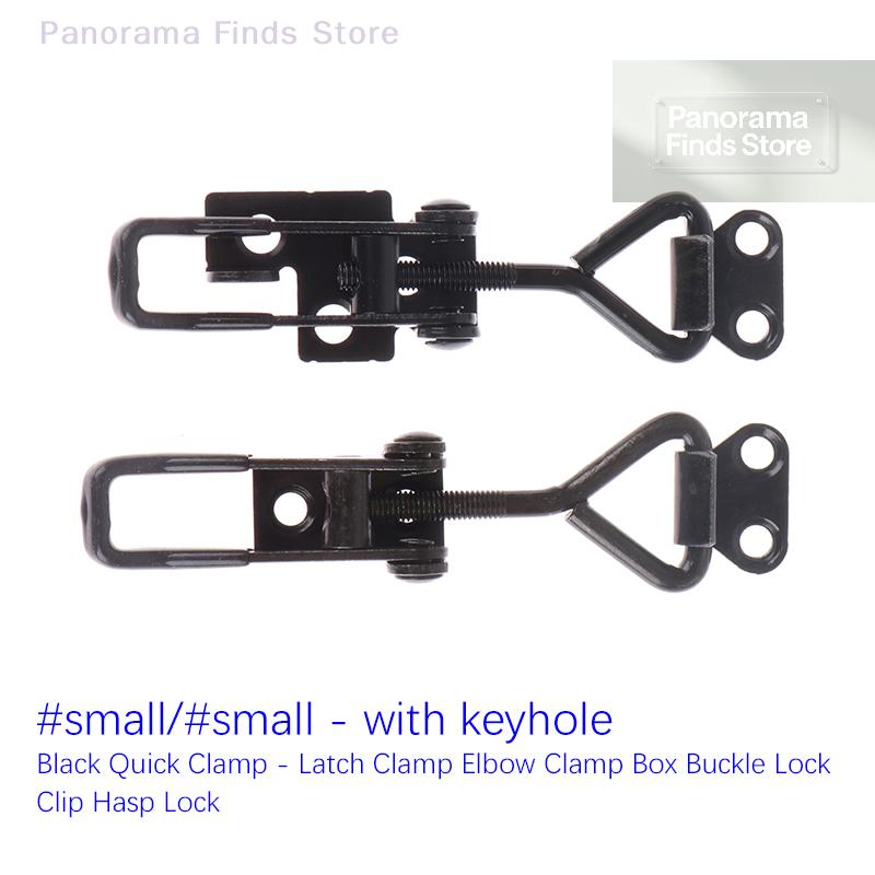 Adjustable Toggle Latch Catch Clamp with Lever Handle Lock Hasp for Cabinet Box Home Sliding Door - Furniture Hardware