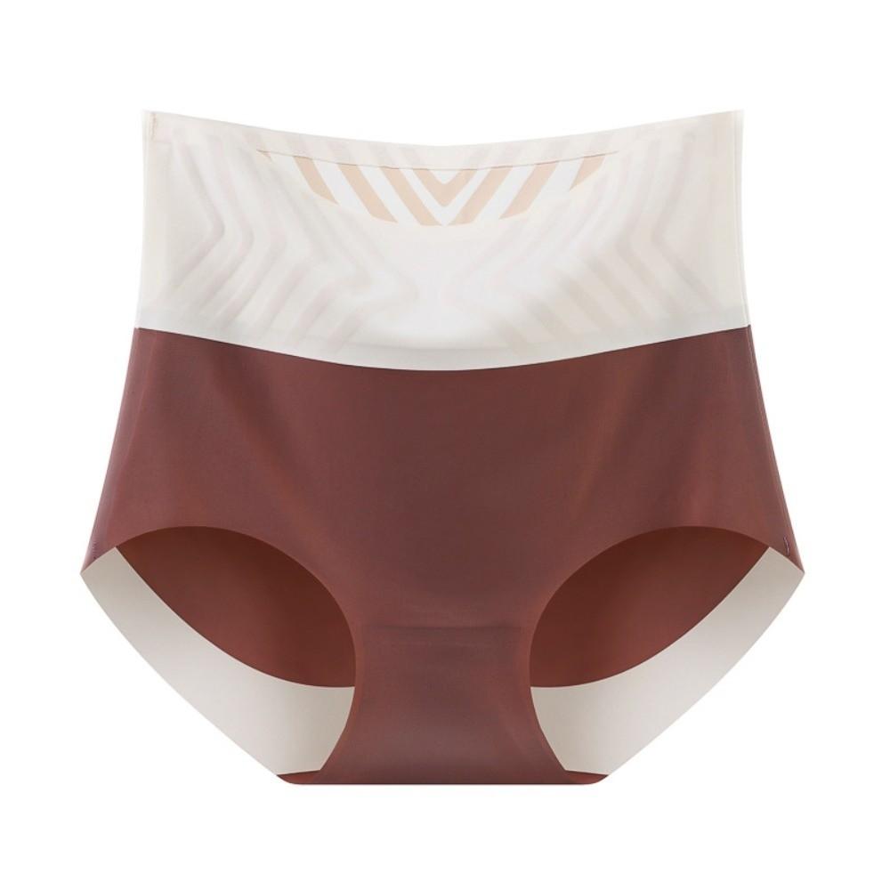 High Waist Butt Lifter Briefs Ice Silk Panties Seamless Underpants Postpartum L